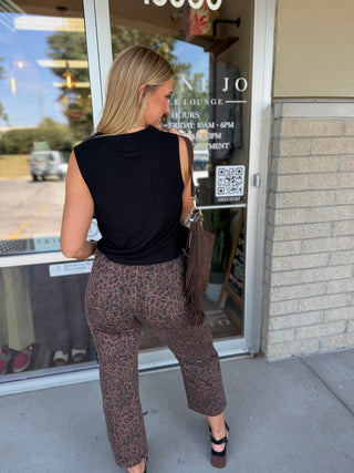 SUMANA FAUX LEATHER TANK