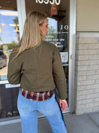 ROWEN OLIVE MILITARY JACKET