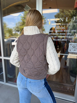 PETRA SWEATER & PUFFER JACKET