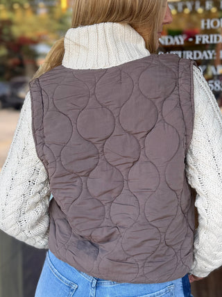 PETRA SWEATER & PUFFER JACKET