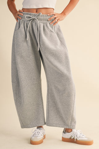 ASH GREY BARREL SWEATS