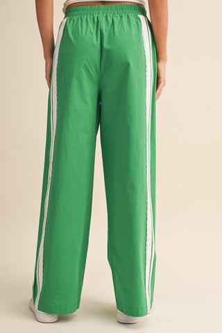 SIDE LACE TRACK PANTS