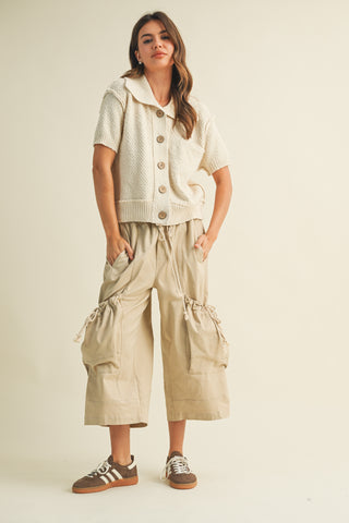 ACRYLIC CREAM BLOUSE