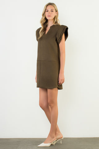 THML-FLUTTER SLEVE SUEDE