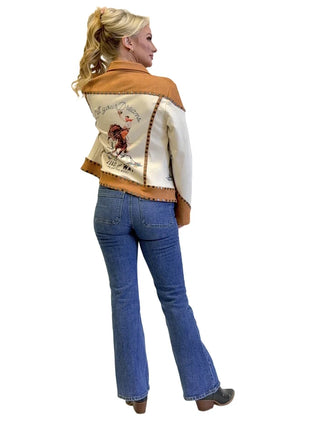 LAINEY FAUX SUEDE BLAZER