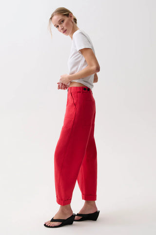 TORI RED UTILITY PANT