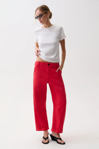 TORI RED UTILITY PANT