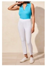 TRIBAL-ANKLE PANT-WHT