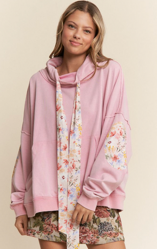 JNNA-PATCHWORK FLORAL PULLOVER