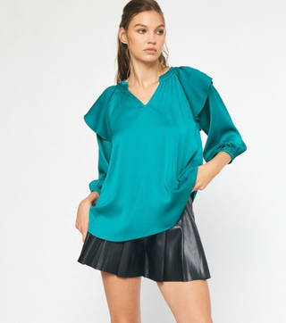 ENT-SERENITY 3/4 SLV TOP