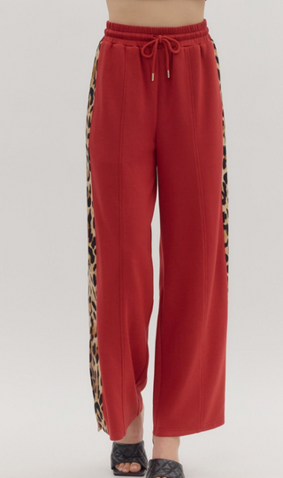 ENT-PULL ON PANTS- BRICK