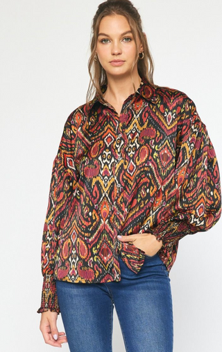 ENT-STEPH BUTTON UP TOP
