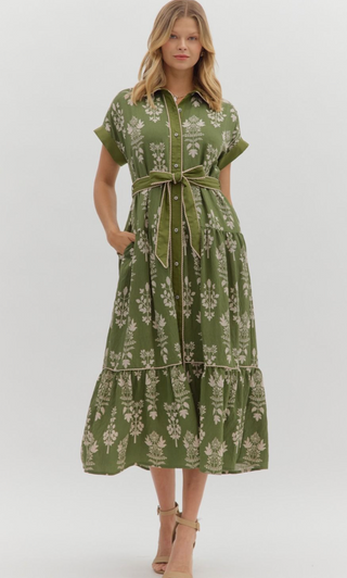ENT- LASSIE MIDI DRESS