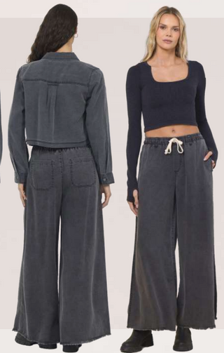 VH- TENCEL WL PANT-CHARCOAL