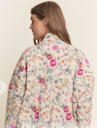 J.nna - FLORAL QUILTED JACKET