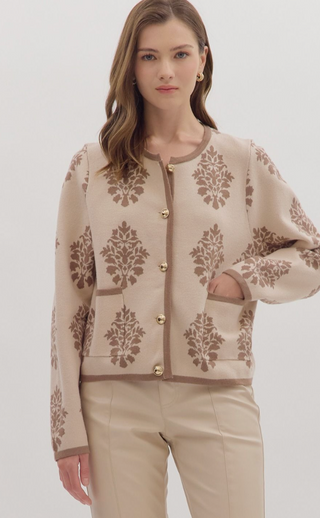 ENT-LYLA JACQUARD SWEATER