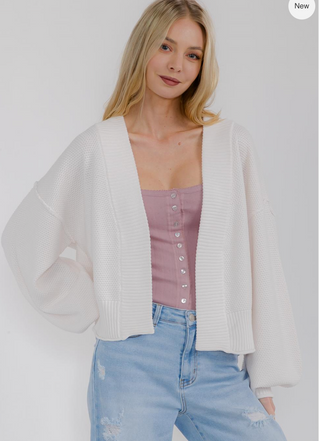 STAR DROP - IVORY ROSE CARDI
