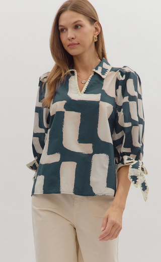 ENT-MIRACLE TOP-NAVY