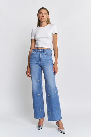 MICA-HR EMBELLISHMENT DENIM