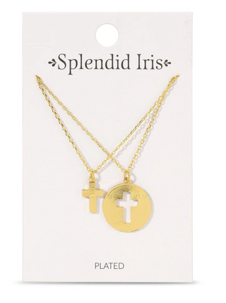 SI- BFF NECKLACE- CROSSES