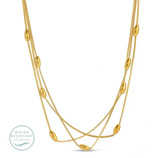 SI-TRIPLE LAYER WR NECKLACE