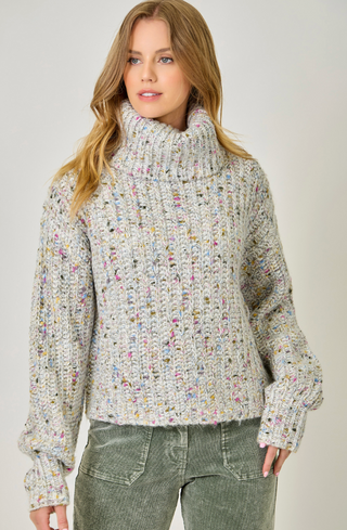 MIXED YARN SWEATER