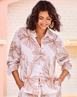 BEACHIN BLOUSE L/S
