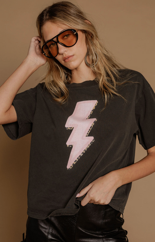 LEOPARD STRICK TEE