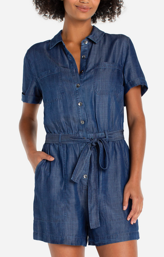 ROMPER WITH TIE
