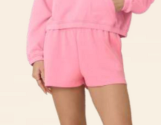 CLOUD FLEECE SHORTS-PNK