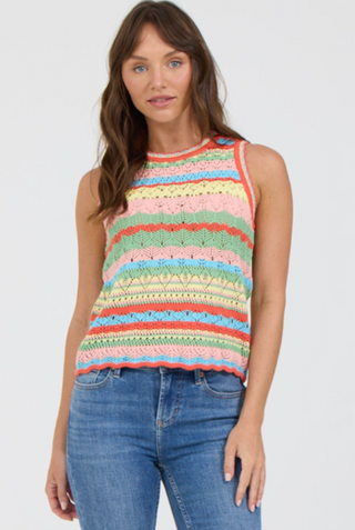 AMORA STRIPED TANK