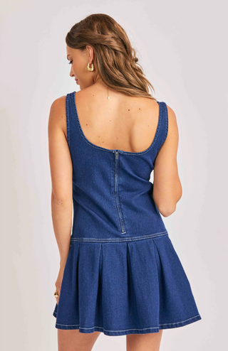 COWGIRL DENIM TANK DRESS