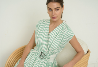 ZAREENA STRIPE DRESS