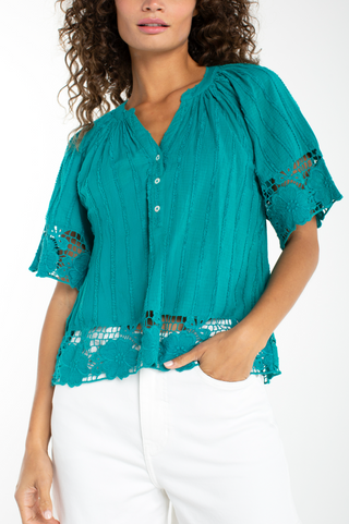 DONNA WOVEN TOP