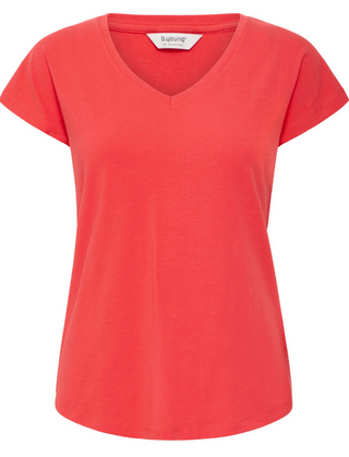 BYPAMILA RED V TEE