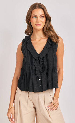 TERRA RUFFLE PINTUCK TANK
