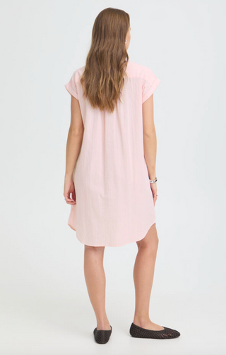 BYELLANA PINK SHIRT DRESS