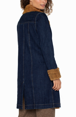 JOLENE SHERPA TRIM JACKET