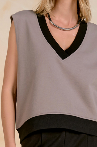 ELLA TAUPE VEST