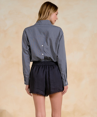 EMILY NAVY LOUNGE SHORTS