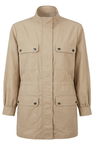 SASSY KHAKI UTILITY JACKET