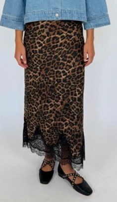 TORY LEOPARD SKIRT
