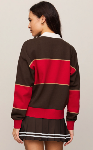 STUDY BREAK POLO SWEATSHIRT