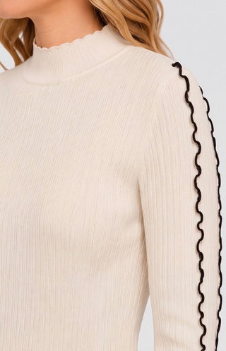 SHARON MOCK NECK SWEATER