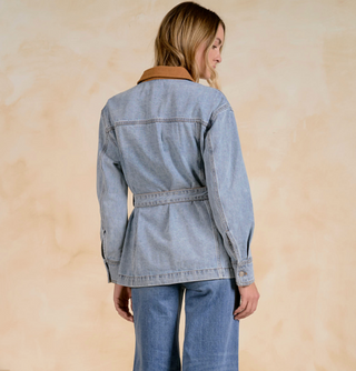 SABRINA JEAN|SUEDE JACKET