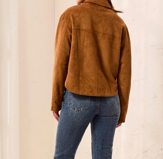 SUEDE SNAP SHACKET