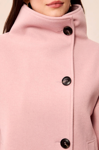 LOFTY PINK FUNNEL NECK JACKET