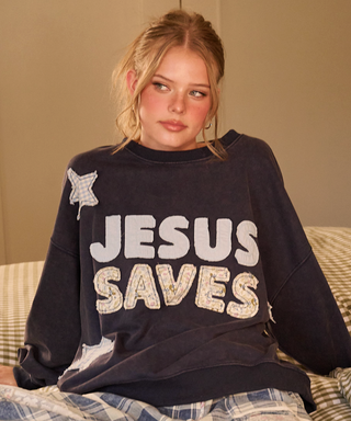JESUS SAVES SWEATSHIRT