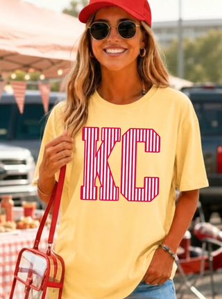 KC PINSTRIPE TEE