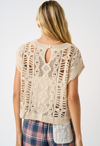 IVY OPEN KNIT SHIRT